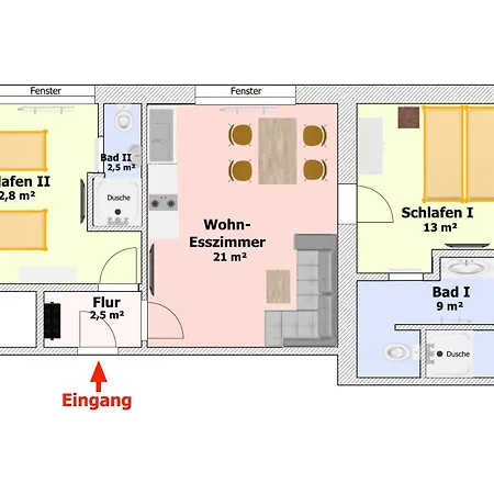 Haus Deutsche Bucht * بوركم