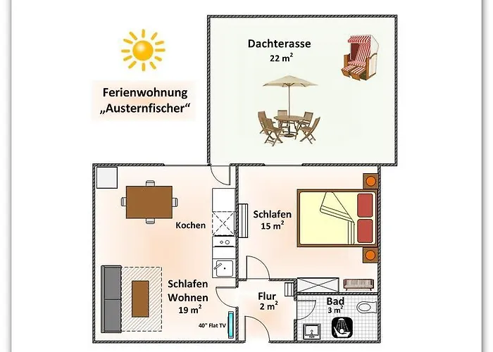 Lägenhet Haus Deutsche Bucht Borkum